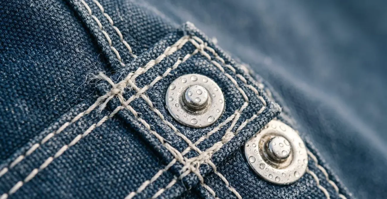 Détail des renforts de couture et points de fixation d'une capote de voilier